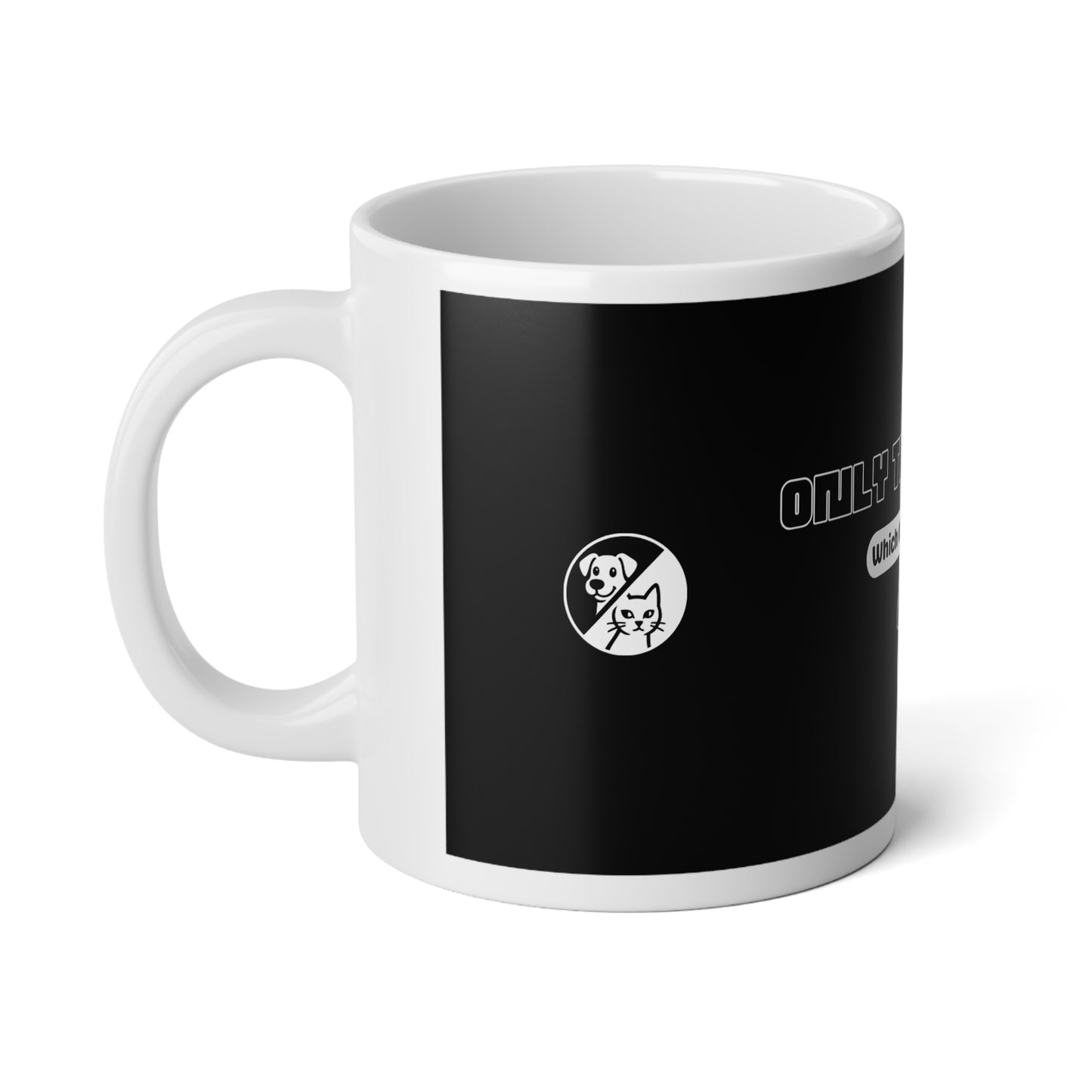 Only Two Kinds • Black Mug / White Accent