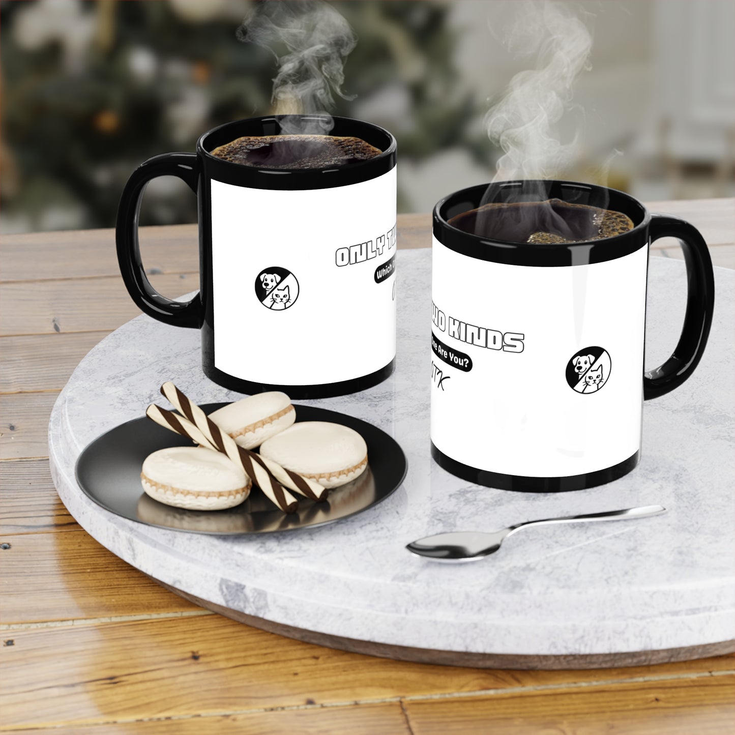 Only Two Kinds • White Mug / Black Accent