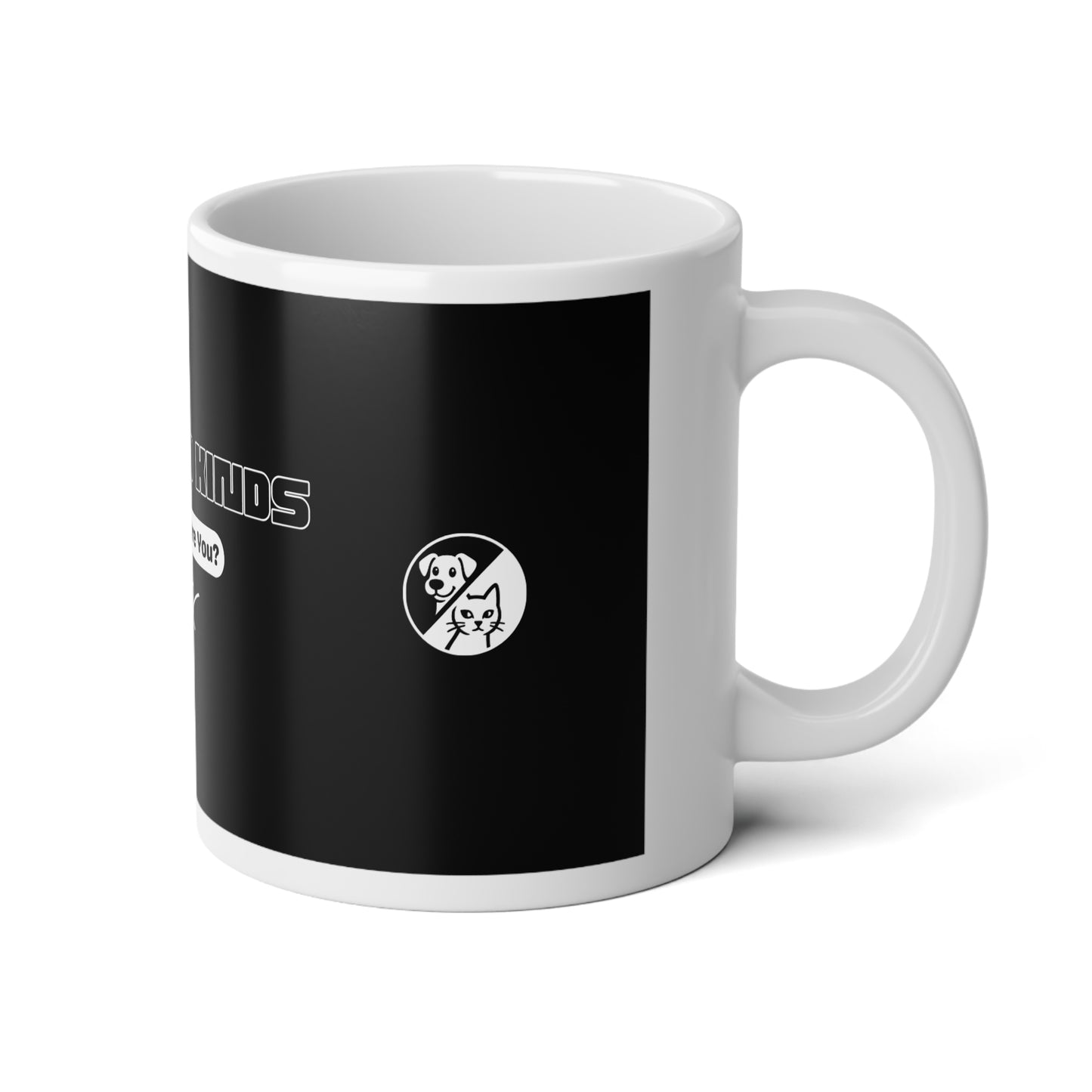Only Two Kinds • Black Mug / White Accent